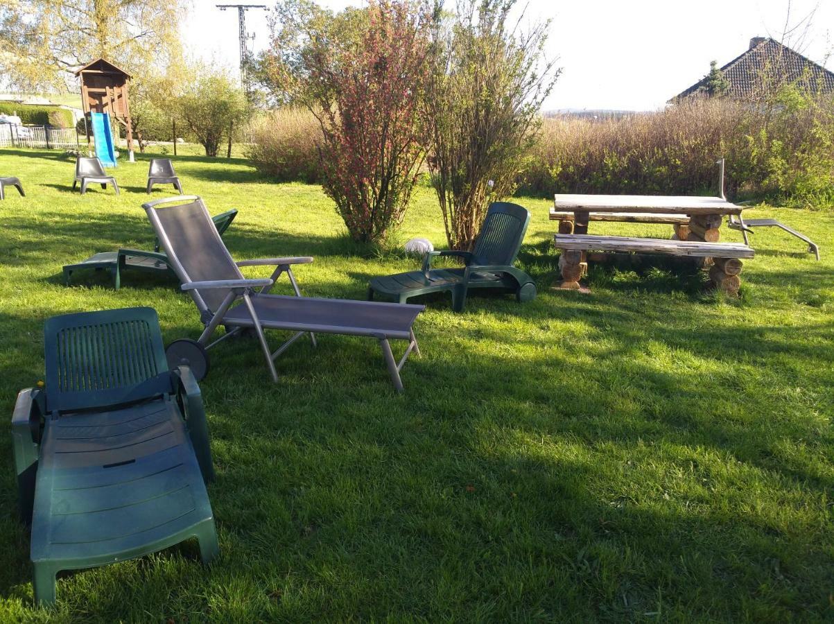 Das Haus Am Teich Gross Grabow Esterno foto